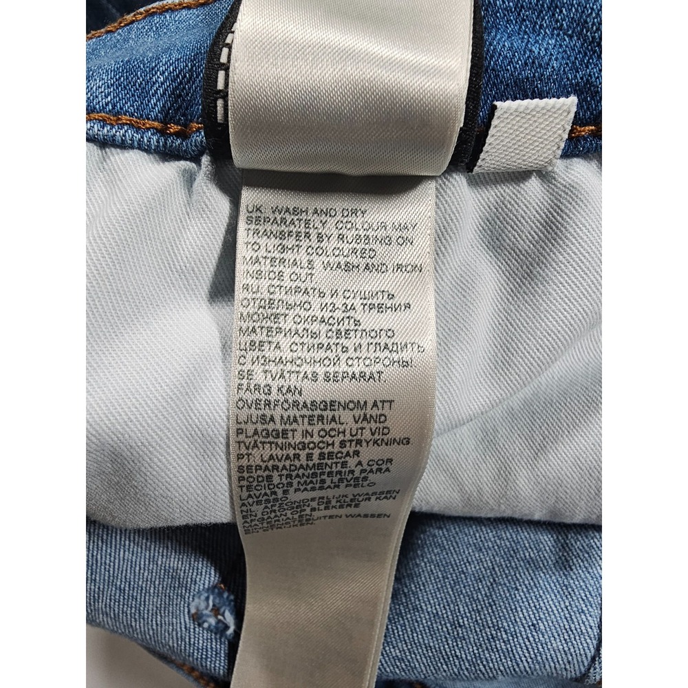 7 for all mankind Men's Sz 46 The Straight DXL Pacific Blue Jeans - Picture 11 of 14